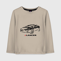 Детский лонгслив Mitsubishi lancer