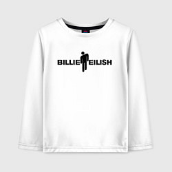 Лонгслив хлопковый детский BILLIE EILISH: White Fashion, цвет: белый