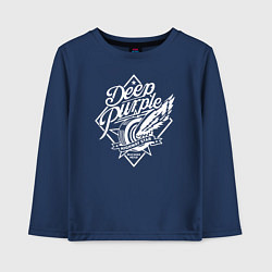 Лонгслив хлопковый детский Deep Purple: Machine Head, цвет: тёмно-синий