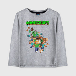 Детский лонгслив Minecraft