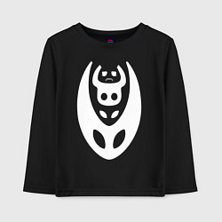 Лонгслив хлопковый детский Hollow Knight, цвет: черный