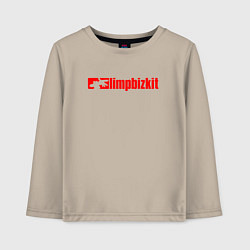 Лонгслив хлопковый детский LIMP BIZKIT, цвет: миндальный