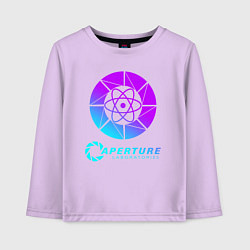 Лонгслив хлопковый детский PORTAL, цвет: лаванда