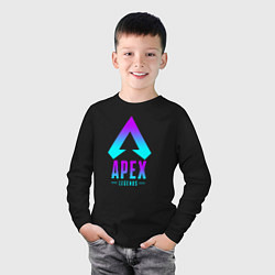 Лонгслив хлопковый детский APEX LEGENDS, цвет: черный — фото 2