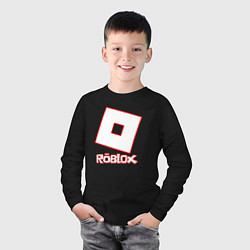 Лонгслив хлопковый детский ROBLOX, цвет: черный — фото 2