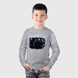 Лонгслив хлопковый детский Агата Кристи, цвет: меланж — фото 2