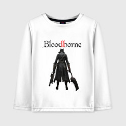 Лонгслив хлопковый детский Bloodborne, цвет: белый