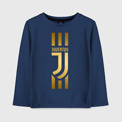 Лонгслив хлопковый детский JUVENTUS, цвет: тёмно-синий