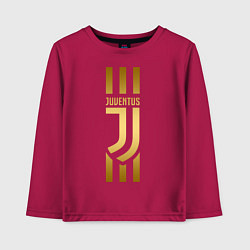 Лонгслив хлопковый детский JUVENTUS, цвет: маджента