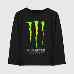 Лонгслив хлопковый детский MONSTER ENERGY, цвет: черный