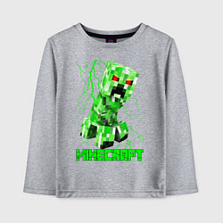 Детский лонгслив MINECRAFT CREEPER