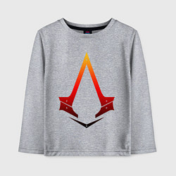 Лонгслив хлопковый детский Assassins Creed, цвет: меланж