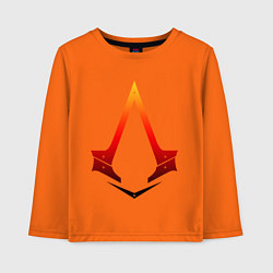 Лонгслив хлопковый детский Assassins Creed, цвет: оранжевый