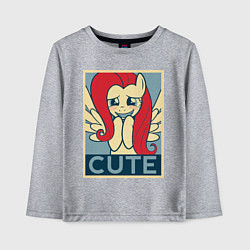 Детский лонгслив Fluttershy cute