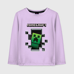 Детский лонгслив Майнкрафт