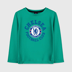 Лонгслив хлопковый детский Chelsea FC, цвет: зеленый
