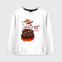 Детский лонгслив Genshin Impact Paimon food