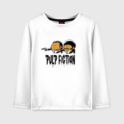 Лонгслив хлопковый детский Pulp fiction, цвет: белый