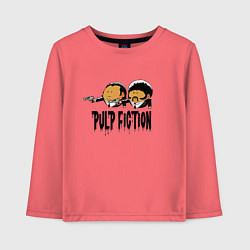 Лонгслив хлопковый детский Pulp fiction, цвет: коралловый