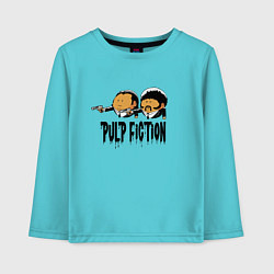 Лонгслив хлопковый детский Pulp fiction, цвет: бирюзовый