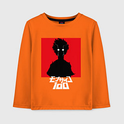 Лонгслив хлопковый детский Mob psycho 100 Z, цвет: оранжевый