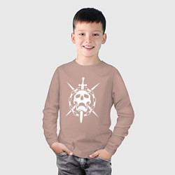 Лонгслив хлопковый детский DESTINY 2, цвет: пыльно-розовый — фото 2