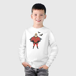 Лонгслив хлопковый детский The Incredibles, цвет: белый — фото 2