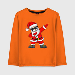 Лонгслив хлопковый детский Dabing Santa, цвет: оранжевый
