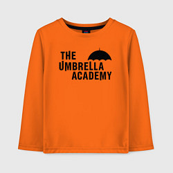 Лонгслив хлопковый детский Umbrella academy, цвет: оранжевый