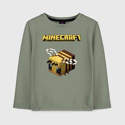 Лонгслив хлопковый детский Minecraft, цвет: авокадо
