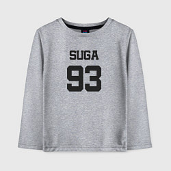 Лонгслив хлопковый детский BTS - Suga 93, цвет: меланж