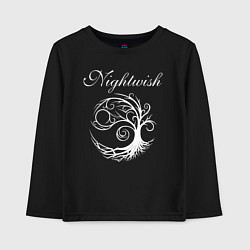 Лонгслив хлопковый детский NIGHTWISH, цвет: черный