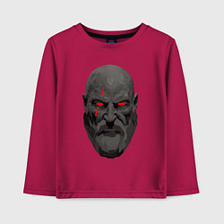 Лонгслив хлопковый детский Kratos ART, цвет: маджента