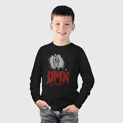 Лонгслив хлопковый детский DMX - Rest In Peace, цвет: черный — фото 2