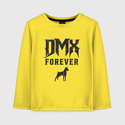 Лонгслив хлопковый детский DMX Forever, цвет: желтый