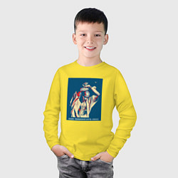 Лонгслив хлопковый детский DMX - X, цвет: желтый — фото 2