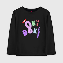 Детский лонгслив NOT OKI Doki Doki Literature Club Z