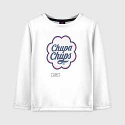 Лонгслив хлопковый детский Chupa Chups, цвет: белый