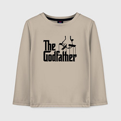 Лонгслив хлопковый детский The Godfather, цвет: миндальный
