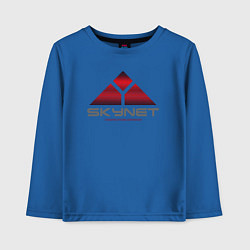 Лонгслив хлопковый детский Skynet, цвет: синий