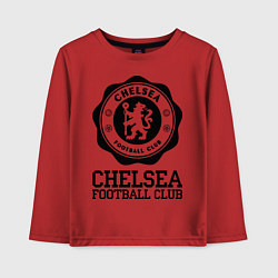 Лонгслив хлопковый детский Chelsea FC: Emblem, цвет: красный