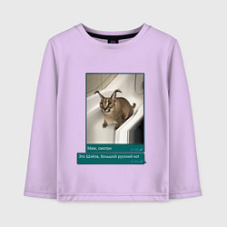 Детский лонгслив Шлёпа