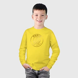 Лонгслив хлопковый детский PSG GOLD LOGO ПСЖ ЗОЛОТО, цвет: желтый — фото 2