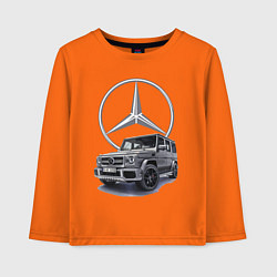 Детский лонгслив Mercedes Gelendwagen G63 AMG G-class G400d
