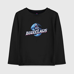 Детский лонгслив Jersey shore Blue claws - baseball team