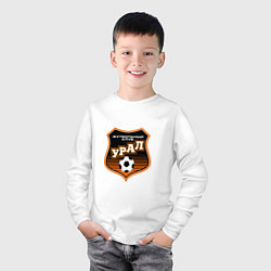 Лонгслив хлопковый детский УРАЛ - Футбольный клуб, цвет: белый — фото 2