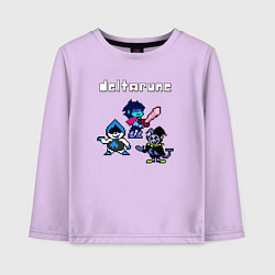 Лонгслив хлопковый детский Deltarune Дельтарун, цвет: лаванда