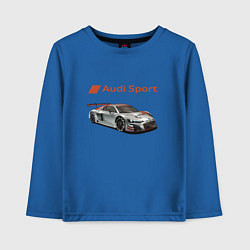 Лонгслив хлопковый детский Audi sport - racing team, цвет: синий