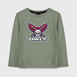 Детский лонгслив Orem Owlz - baseball team