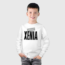 Лонгслив хлопковый детский Unreal Xenia, цвет: белый — фото 2